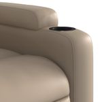 Casa si Gradina - Mobilier - Scaune si fotolii - Fotolii - Fotoliu rabatabil electric, cappuccino, piele ecologica - Infinity.ro