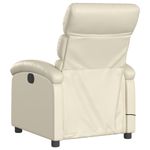 Ingrijire personala si Cosmetice - Sanatate si wellness - Articole wellness - Fotolii de masaj - Fotoliu electric de masaj rabatabil, crem, piele ecologica - Infinity.ro