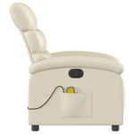 Ingrijire personala si Cosmetice - Sanatate si wellness - Articole wellness - Fotolii de masaj - Fotoliu electric de masaj rabatabil, crem, piele ecologica - Infinity.ro