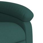 Casa si Gradina - Mobilier - Scaune si fotolii - Fotolii - Fotoliu electric rabatabil cu ridicare, verde inchis, textil - Infinity.ro