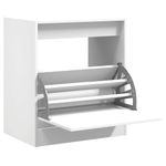 Casa si Gradina - Mobilier - Organizare si depozitare - Organizator incaltaminte - Pantofar, alb, 60x42x69 cm, lemn prelucrat - Infinity.ro