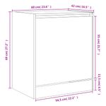 Casa si Gradina - Mobilier - Organizare si depozitare - Organizator incaltaminte - Pantofar, alb, 60x42x69 cm, lemn prelucrat - Infinity.ro