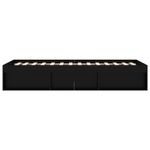 Casa si Gradina - Mobilier - Paturi si accesorii - Paturi - Cadru pat, negru, 90x190 cm - Infinity.ro