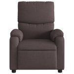 Ingrijire personala si Cosmetice - Sanatate si wellness - Articole wellness - Fotolii de masaj - Fotoliu electric de masaj rabatabil, maro inchis, textil - Infinity.ro