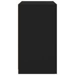 Casa si Gradina - Mobilier - Dulapuri si sifoniere - Dulapuri - Dulap lateral cu lumini LED, negru, lemn prelucrat - Infinity.ro