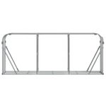 Casa si Gradina - Termice - Sobe, Seminee si accesorii - Accesorii seminee si sobe - Suport pentru busteni, argintiu, 234x45x100 cm, otel galvanizat - Infinity.ro