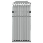 Casa si Gradina - Termice - Sobe, Seminee si accesorii - Accesorii seminee si sobe - Suport pentru busteni, argintiu, 234x45x100 cm, otel galvanizat - Infinity.ro