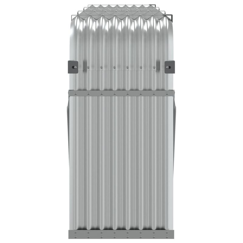 Casa si Gradina - Termice - Sobe, Seminee si accesorii - Accesorii seminee si sobe - Suport pentru busteni, argintiu, 234x45x100 cm, otel galvanizat - Infinity.ro