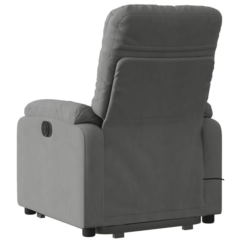 Ingrijire personala si Cosmetice - Sanatate si wellness - Articole wellness - Fotolii de masaj - Fotoliu masaj rabatabil electric cu ridicare, microfibra, model înclinare pe spate electrică - Infinity.ro