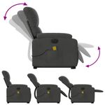 Ingrijire personala si Cosmetice - Sanatate si wellness - Articole wellness - Fotolii de masaj - Fotoliu masaj rabatabil electric cu ridicare, microfibra, model înclinare pe spate electrică - Infinity.ro