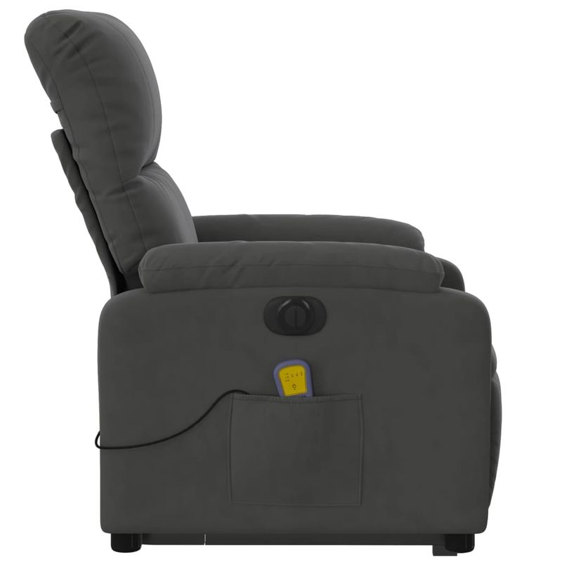 Ingrijire personala si Cosmetice - Sanatate si wellness - Articole wellness - Fotolii de masaj - Fotoliu masaj rabatabil electric cu ridicare, microfibra, model înclinare pe spate electrică - Infinity.ro