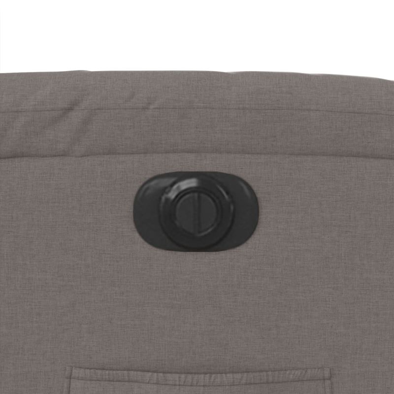 Casa si Gradina - Mobilier - Scaune si fotolii - Fotolii - Fotoliu rabatabil electric, gri taupe, material textil - Infinity.ro