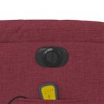 Ingrijire personala si Cosmetice - Sanatate si wellness - Articole wellness - Fotolii de masaj - Fotoliu electric de masaj rabatabil, rosu vin, textil - Infinity.ro