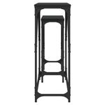 Casa si Gradina - Mobilier - Mese si birouri - Mese living - Masute console suprapuse, 2 buc., negru, lemn prelucrat - Infinity.ro
