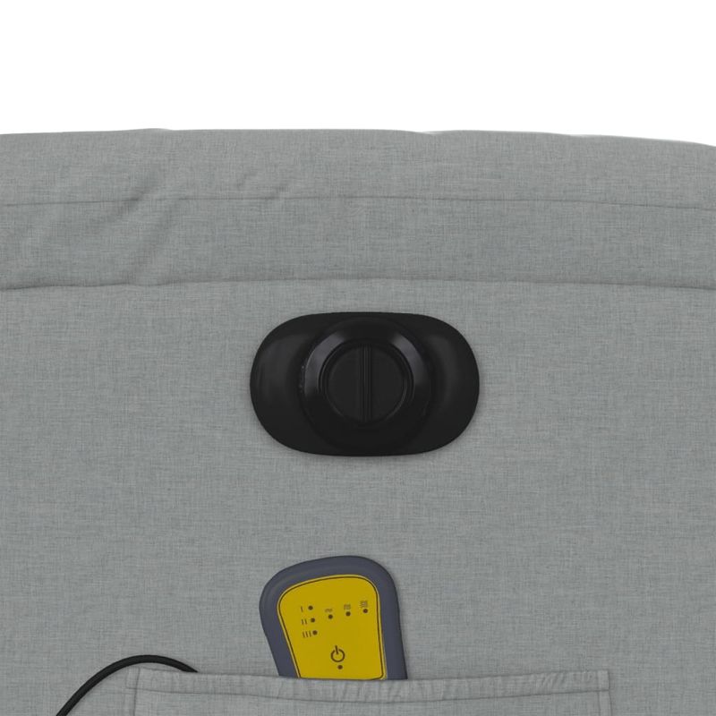 Ingrijire personala si Cosmetice - Sanatate si wellness - Articole wellness - Fotolii de masaj - Fotoliu electric masaj rabatabil cu ridicare, gri inchis textil - Infinity.ro