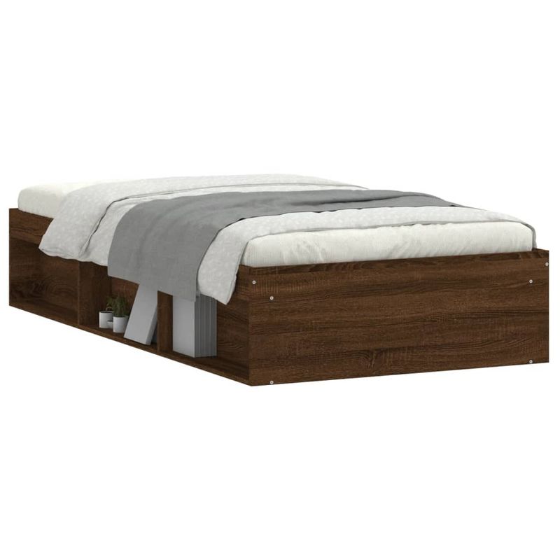 Casa si Gradina - Mobilier - Paturi si accesorii - Paturi - Cadru pat, stejar maro, 90 x 200 cm - Infinity.ro