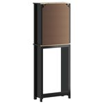 Casa si Gradina - Mobilier - Seturi de mobilier - Seturi baie - Depozitare deasupra toaletei „BERG” negru 60x27x164,5 cm lemn - Infinity.ro