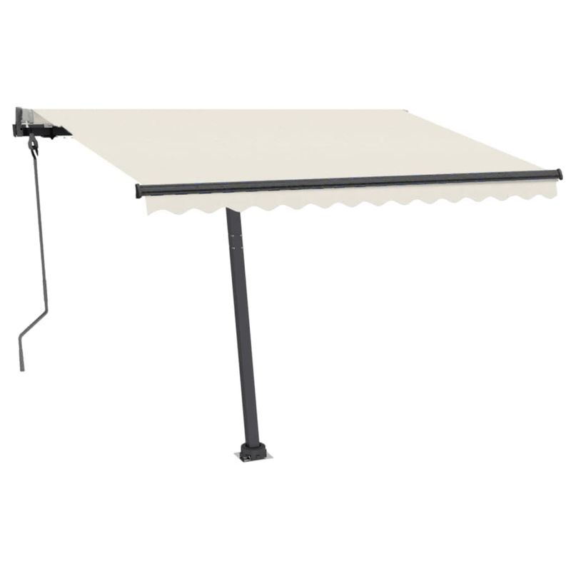 Casa si Gradina - Gradina si terasa - Umbrele si pavilioane - Umbrele - Set stalp pentru copertina, antracit, 300x245 cm, fier - Infinity.ro