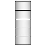 Casa si Gradina - Mobilier - Organizare si depozitare - Organizator incaltaminte - Pantofar cu oglinda, 5 niveluri, negru, 63x17x169,5 cm - Infinity.ro