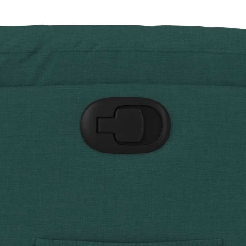 Casa si Gradina - Mobilier - Scaune si fotolii - Fotolii - Fotoliu rabatabil ridicare pe verticala, verde inchis, textil - Infinity.ro