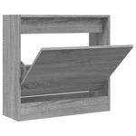 Casa si Gradina - Mobilier - Organizare si depozitare - Organizator incaltaminte - Pantofar, gri sonoma, 60x21x57 cm, lemn prelucrat - Infinity.ro