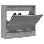 Casa si Gradina - Mobilier - Organizare si depozitare - Organizator incaltaminte - Pantofar, gri sonoma, 60x21x57 cm, lemn prelucrat - Infinity.ro