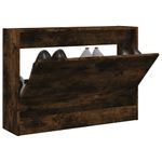 Casa si Gradina - Mobilier - Organizare si depozitare - Organizator incaltaminte - Pantofar, stejar fumuriu, 80x21x57 cm, lemn compozit - Infinity.ro