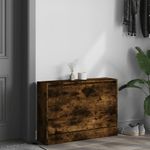 Casa si Gradina - Mobilier - Organizare si depozitare - Organizator incaltaminte - Pantofar, stejar fumuriu, 80x21x57 cm, lemn compozit - Infinity.ro