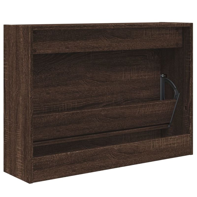 Casa si Gradina - Mobilier - Organizare si depozitare - Organizator incaltaminte - Pantofar, stejar maro, 80x21x57 cm, lemn compozit - Infinity.ro