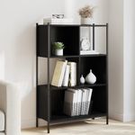 Casa si Gradina - Mobilier - Biblioteci si rafturi - Biblioteci - Biblioteca, negru, 72x28x109 cm, lemn prelucrat - Infinity.ro