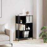 Casa si Gradina - Mobilier - Biblioteci si rafturi - Biblioteci - Biblioteca, negru, 72x28x109 cm, lemn prelucrat - Infinity.ro