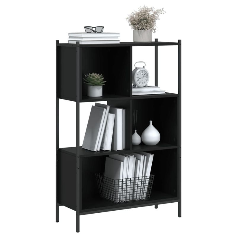 Casa si Gradina - Mobilier - Biblioteci si rafturi - Biblioteci - Biblioteca, negru, 72x28x109 cm, lemn prelucrat - Infinity.ro