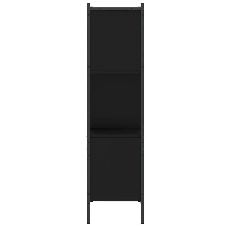 Casa si Gradina - Mobilier - Biblioteci si rafturi - Biblioteci - Biblioteca, negru, 72x28x109 cm, lemn prelucrat - Infinity.ro