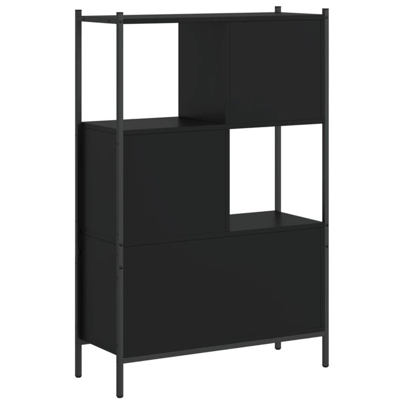 Casa si Gradina - Mobilier - Biblioteci si rafturi - Biblioteci - Biblioteca, negru, 72x28x109 cm, lemn prelucrat - Infinity.ro