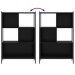 Casa si Gradina - Mobilier - Biblioteci si rafturi - Biblioteci - Biblioteca, negru, 72x28x109 cm, lemn prelucrat - Infinity.ro