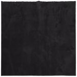 Casa si Gradina - Textile si covoare - Covoare - Covoare casa - Covor HUARTE, fir scurt, moale si lavabil, negru, 120x120 cm - Infinity.ro