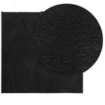 Casa si Gradina - Textile si covoare - Covoare - Covoare casa - Covor HUARTE, fir scurt, moale si lavabil, negru, 120x120 cm - Infinity.ro