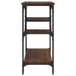 Casa si Gradina - Mobilier - Comode si corpuri - Console - Masuta consola cu rafturi, stejar maro, 100x35x75 cm - Infinity.ro