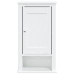 Casa si Gradina - Mobilier - Mobilier baie - Comode baie - Dulap de baie de perete "BERG" alb, 40x27x71,5 cm, lemn masiv - Infinity.ro