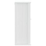 Casa si Gradina - Mobilier - Mobilier baie - Comode baie - Dulap de baie de perete "BERG" alb, 40x27x71,5 cm, lemn masiv - Infinity.ro