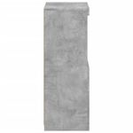 Casa si Gradina - Mobilier - Comode si corpuri - Comode - Servanta cu lumini LED, gri beton, 41x37x100 cm - Infinity.ro