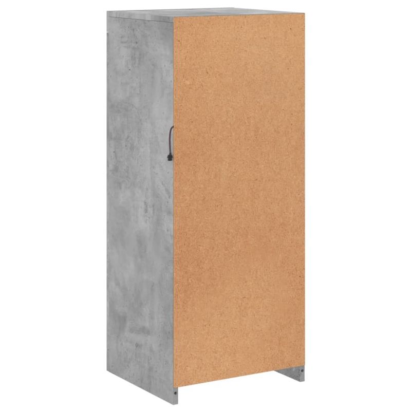 Casa si Gradina - Mobilier - Comode si corpuri - Comode - Servanta cu lumini LED, gri beton, 41x37x100 cm - Infinity.ro