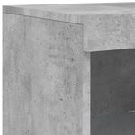 Casa si Gradina - Mobilier - Comode si corpuri - Comode - Servanta cu lumini LED, gri beton, 41x37x100 cm - Infinity.ro
