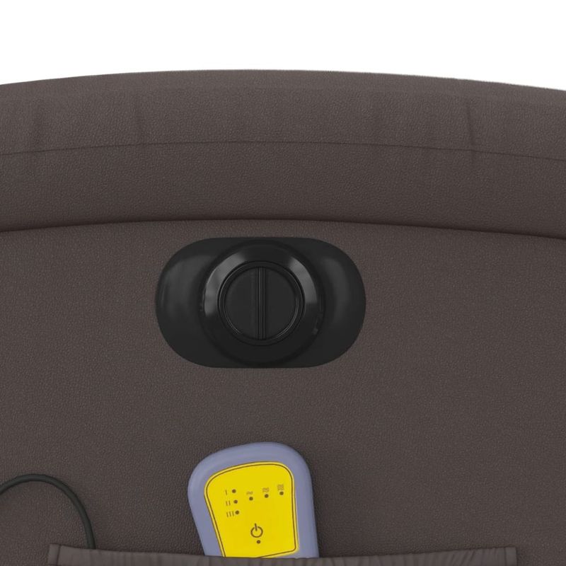 Ingrijire personala si Cosmetice - Sanatate si wellness - Articole wellness - Fotolii de masaj - Fotoliu electric masaj rabatabil cu ridicare, maro inchis - Infinity.ro