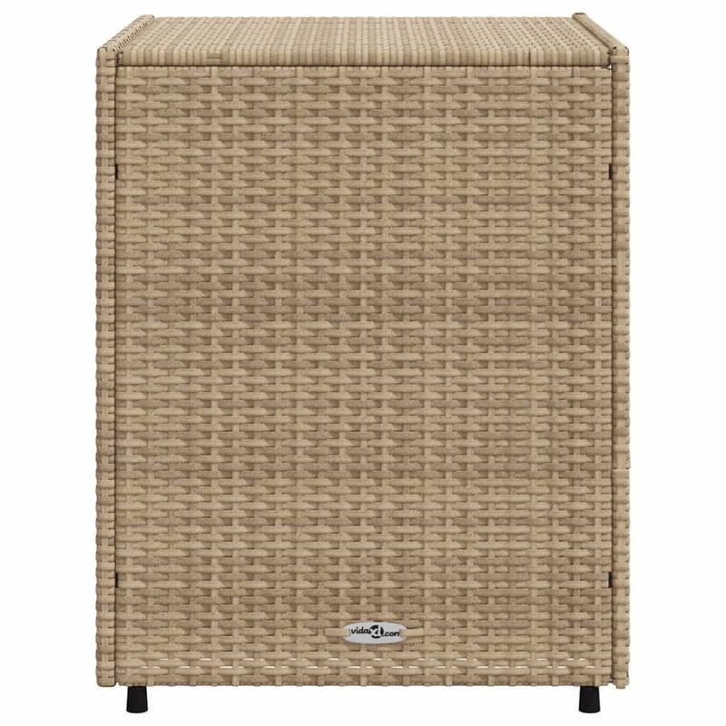 Casa si Gradina - Gradina si terasa - Mobilier exterior - Dulapuri si lazi depozitare exterior - Dulap depozitare de gradina, bej, 55x59x69 cm, poliratan - Infinity.ro