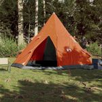 Sport si Outdoor - Camping - Corturi camping - Cort de camping pentru 4 persoane, gri/portocaliu, impermeabil - Infinity.ro