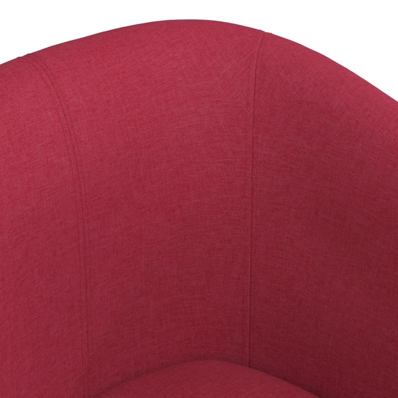 Casa si Gradina - Mobilier - Scaune si fotolii - Fotolii - Fotoliu tip cuva cu taburet, rosu vin, material textil - Infinity.ro
