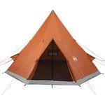 Sport si Outdoor - Camping - Corturi camping - Cort de camping pentru 4 persoane, gri/portocaliu, impermeabil - Infinity.ro