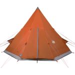 Sport si Outdoor - Camping - Corturi camping - Cort de camping pentru 4 persoane, gri/portocaliu, impermeabil - Infinity.ro