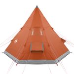 Sport si Outdoor - Camping - Corturi camping - Cort de camping pentru 4 persoane, gri/portocaliu, impermeabil - Infinity.ro